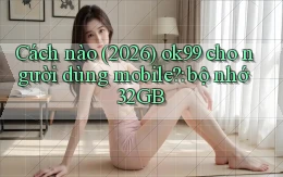 Cách nào (2026) ok99 cho người dùng mobile bộ nhớ 32GB