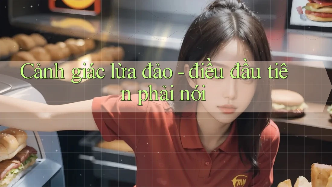 Cảnh giác lừa đảo - điều đầu tiên phải nói Cảnh giác lừa đảo - điều đầu tiên phải nói