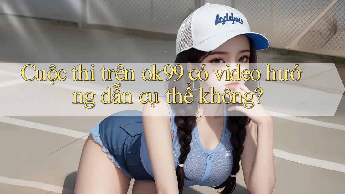 Cuộc thi trên ok99 có video hướng dẫn cụ thể không? Cuộc thi trên ok99 có video hướng dẫn cụ thể không?