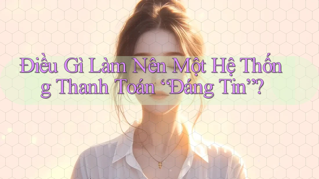 Điều Gì Làm Nên Một Hệ Thống Thanh Toán “Đáng Tin”? Điều Gì Làm Nên Một Hệ Thống Thanh Toán “Đáng Tin”?