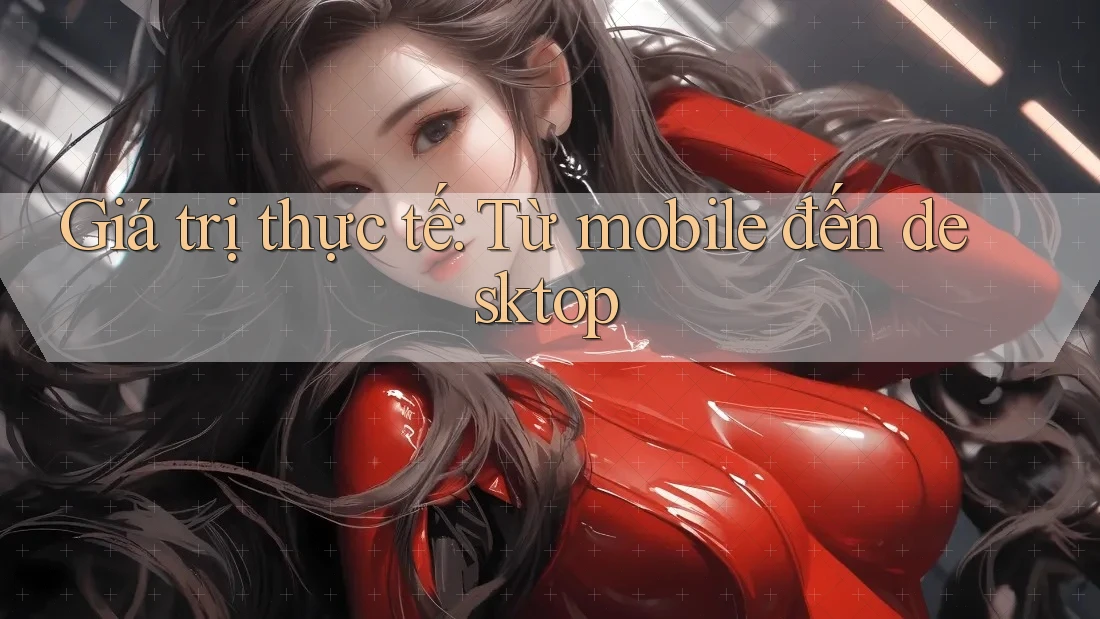 Giá trị thực tế: Từ mobile đến desktop Giá trị thực tế: Từ mobile đến desktop
