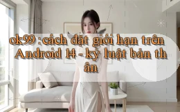 ok99 cách đặt giới hạn trên Android 14   kỷ luật bản thân