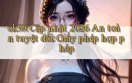 ok99 cập nhật 2026 an toàn tuyệt đối giấy phép hợp pháp