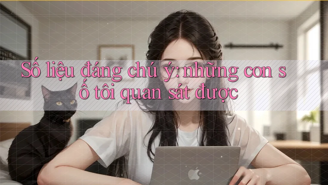 Số liệu đáng chú ý: những con số tôi quan sát được Số liệu đáng chú ý: những con số tôi quan sát được