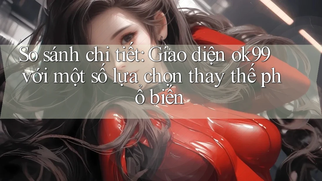 So sánh chi tiết: Giao diện ok99 với một số lựa chọn thay thế phổ biến So sánh chi tiết: Giao diện ok99 với một số lựa chọn thay thế phổ biến