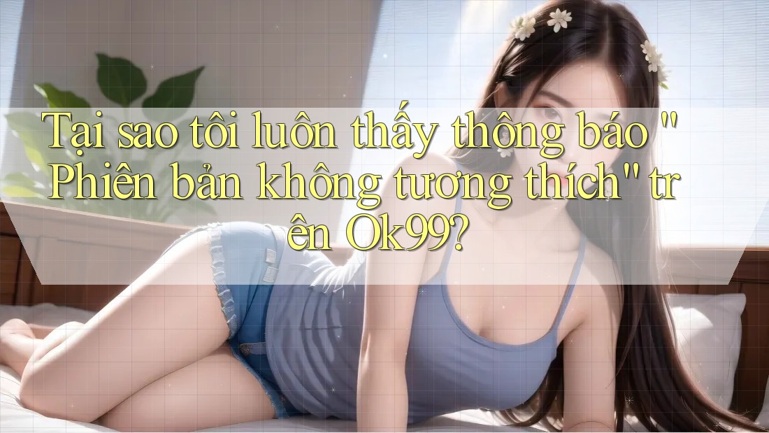 Tại sao tôi luôn thấy thông báo “Phiên bản không tương thích” trên Ok99?