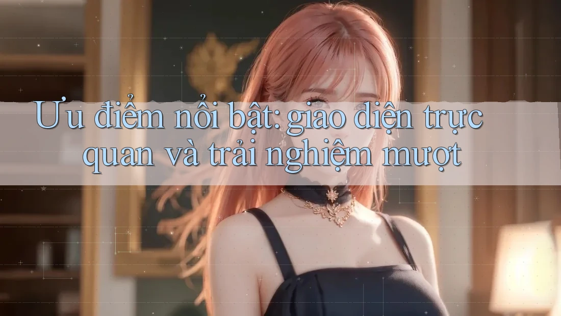 Ưu điểm nổi bật: giao diện trực quan và trải nghiệm mượt