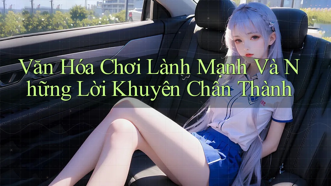 Văn Hóa Chơi Lành Mạnh Và Những Lời Khuyên Chân Thành